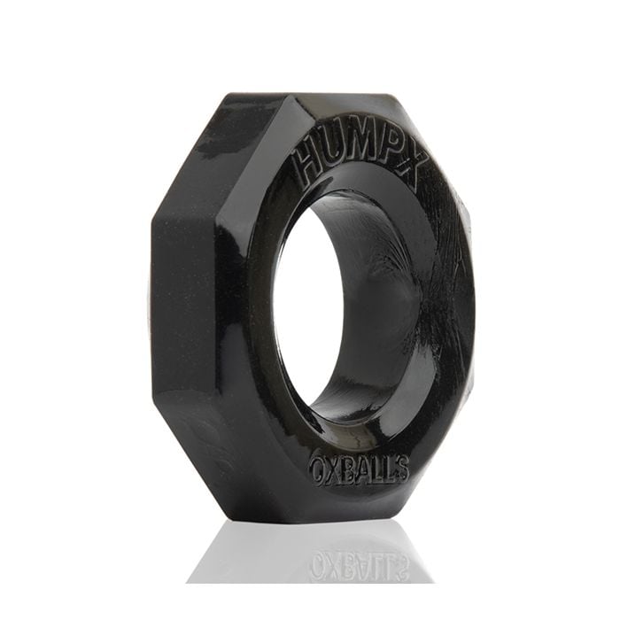 Oxballs - HUMP-X Flat-Inner Stretch Cock Ring (Black) – product view 2