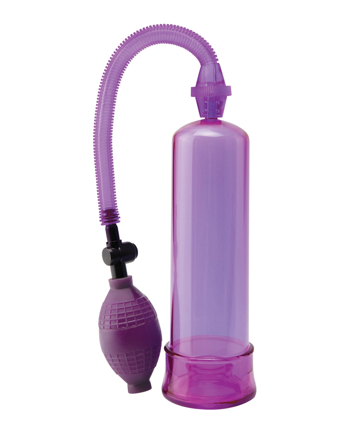Pipedream - Pump Worx Beginners Manual Penis Pump (Purple) – product view 2