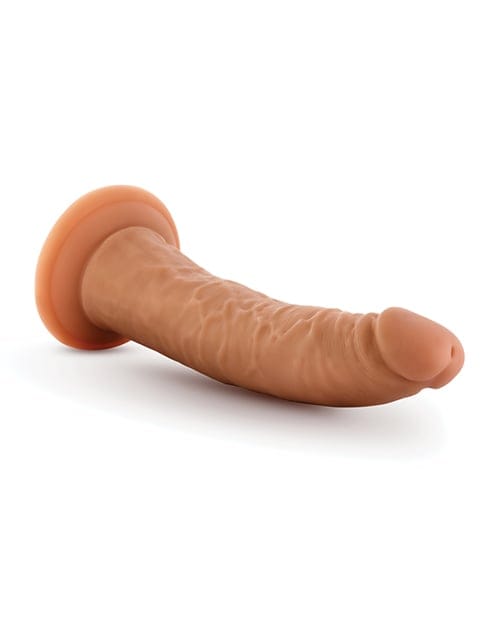 Blush Novelties - Dr Skin Glide Self Lubricating Suction Dildo (Brown) BN1185 CherryAffairs
