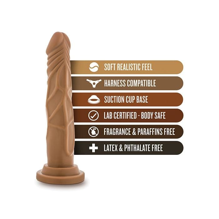 Blush Novelties - Dr Skin Realistic Suction Cup Basic Dildo CherryAffairs