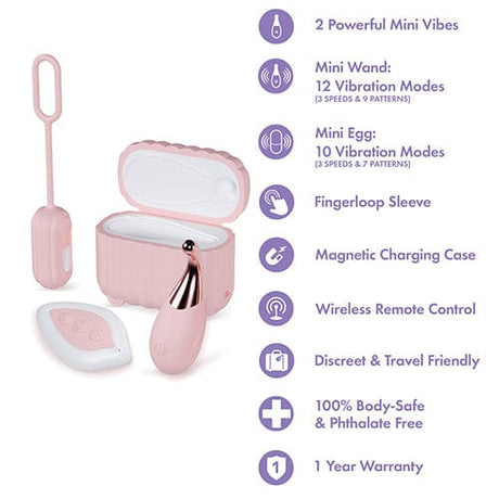 Blush Novelties - Play With Me Wanderlust 4 Piece Vibrator Set (Pink) BN1162 CherryAffairs