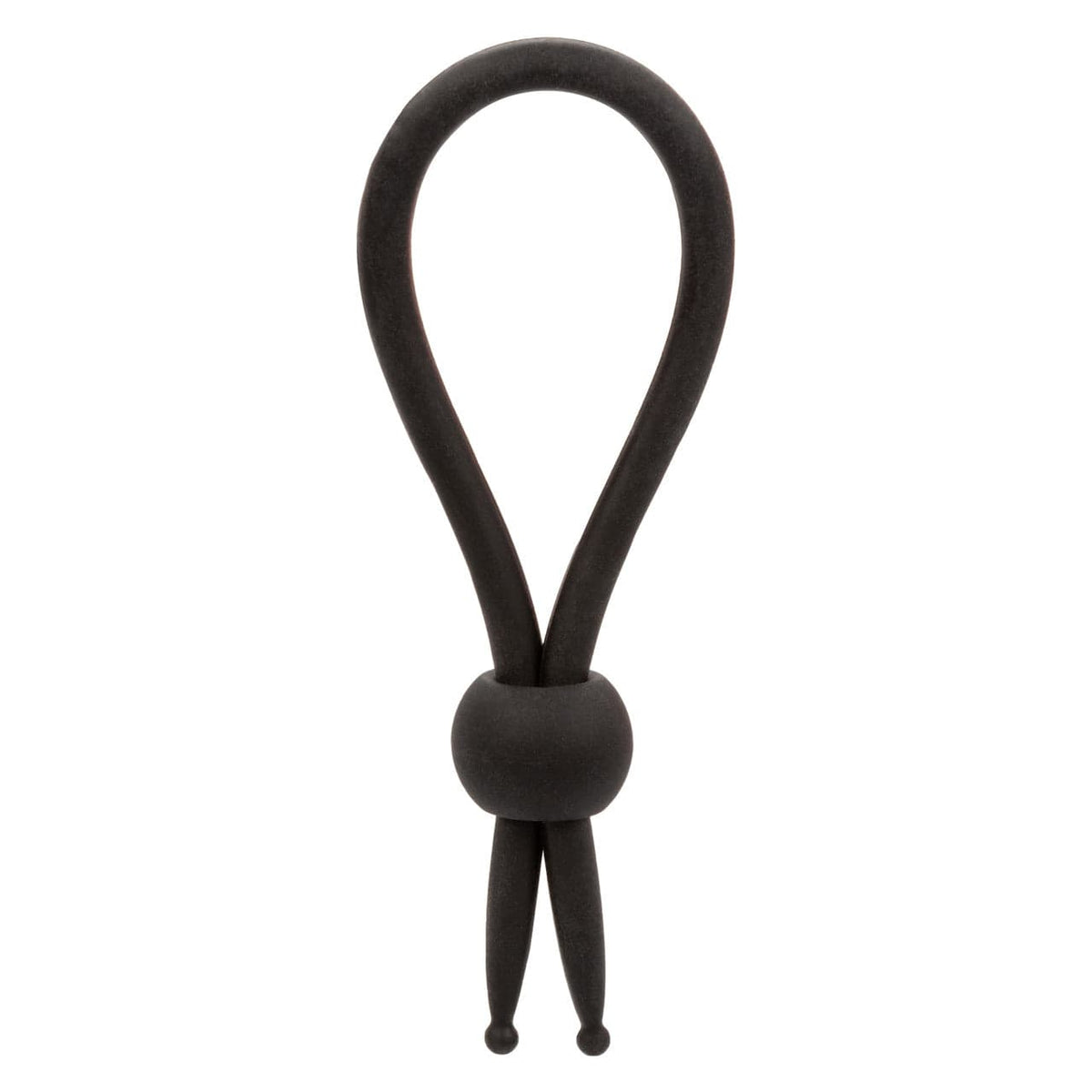 CalExotics - Alpha Liquid Silicone Adjustable Lasso Cock Ring (Black) CE2181 CherryAffairs