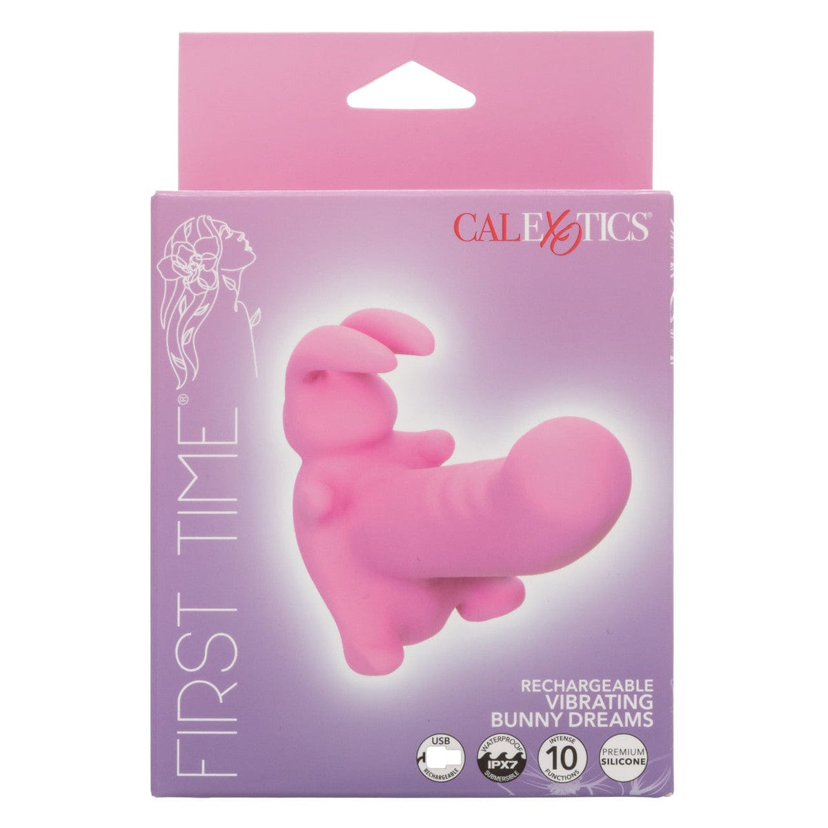 CalExotics - First Time Rechargeable Vibrating Bunny Dreams (Pink) CE2190 CherryAffairs