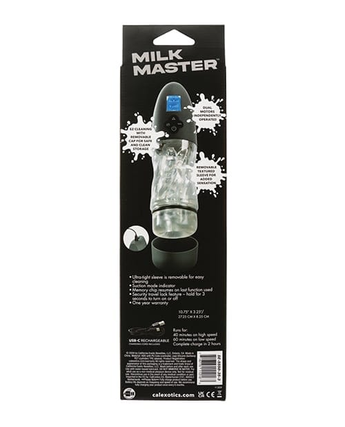 CalExotics - Milk Master Extreme Automatic Milker Masturbator (Black) CE2152 CherryAffairs