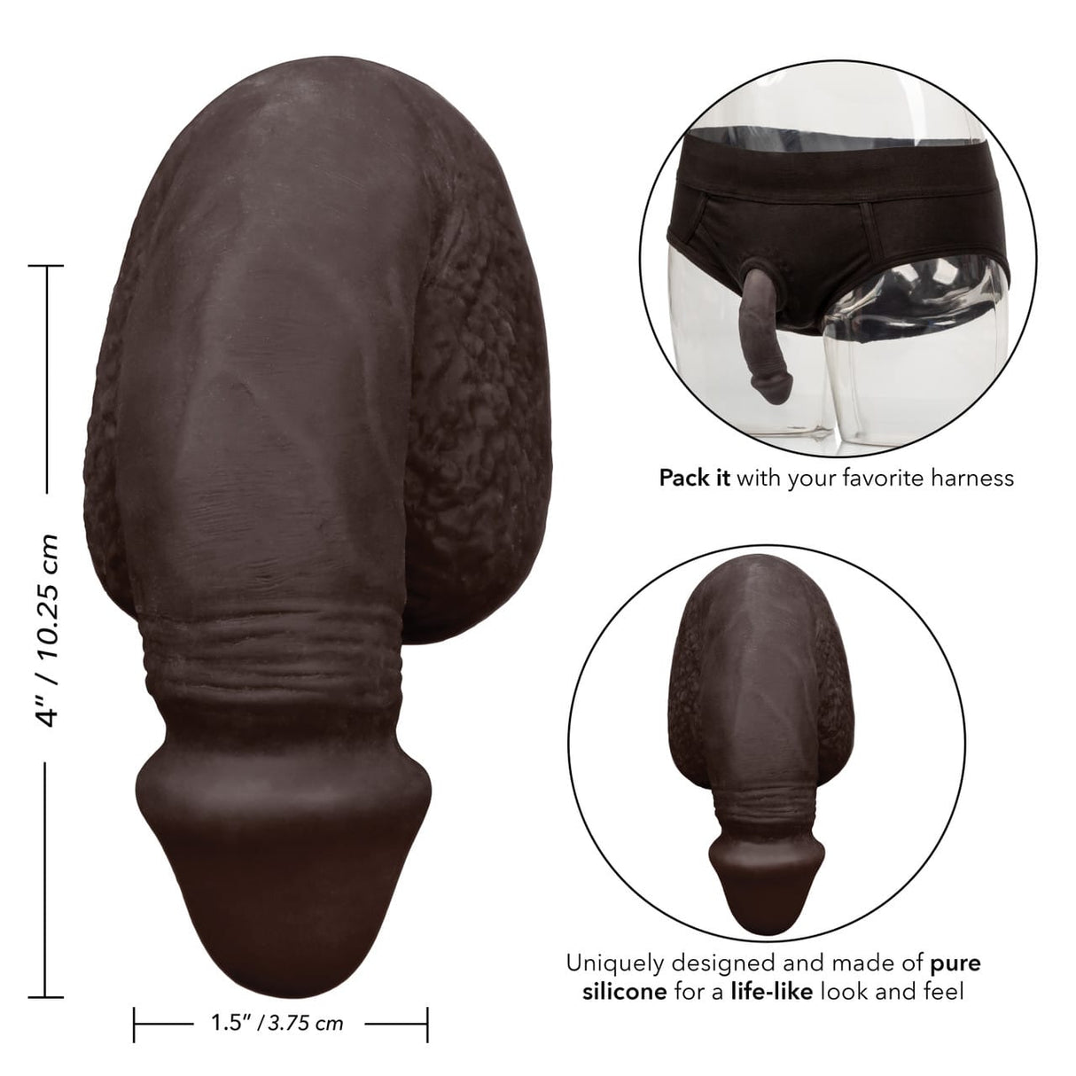 CalExotics - Packer Gear 4-Inch Silicone Packing Penis Packer CherryAffairs