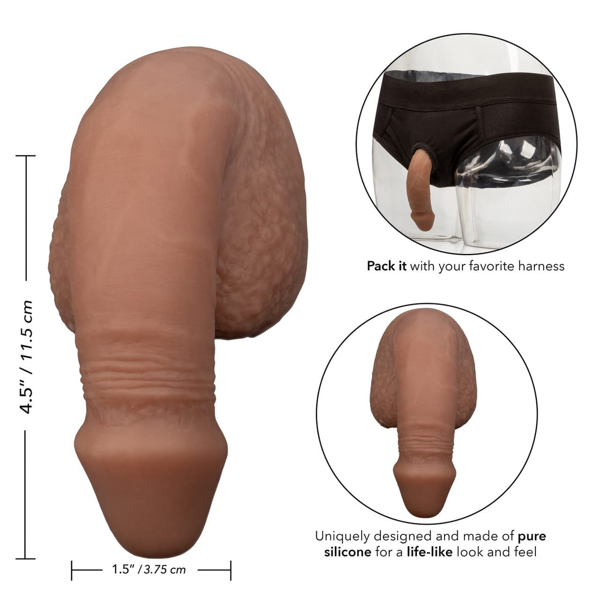 CalExotics - Packer Gear 5-Inch Silicone Packing Penis Packer CherryAffairs