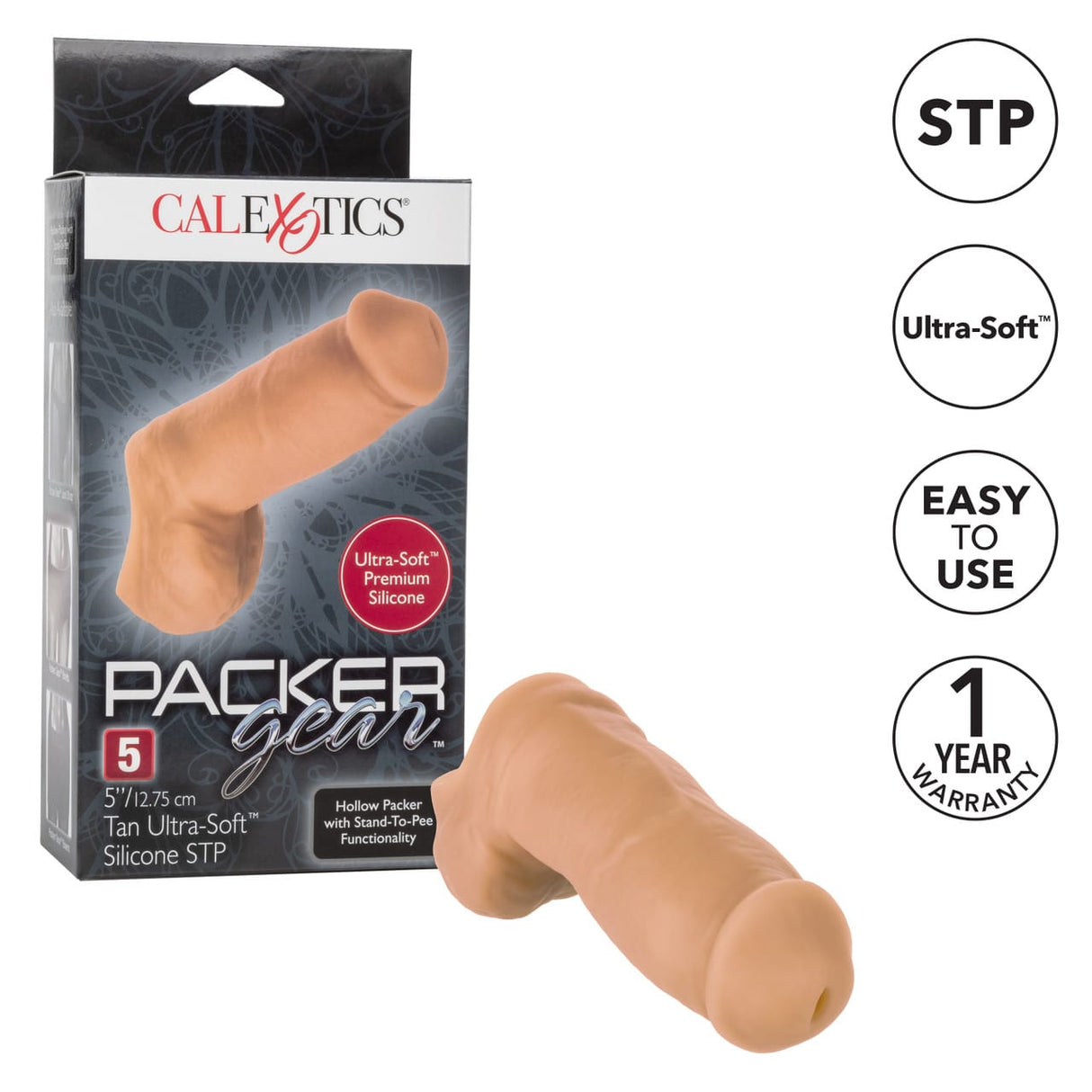 CalExotics - Packer Gear 5-Inch Ultra-Soft Silicone STP Packer CherryAffairs