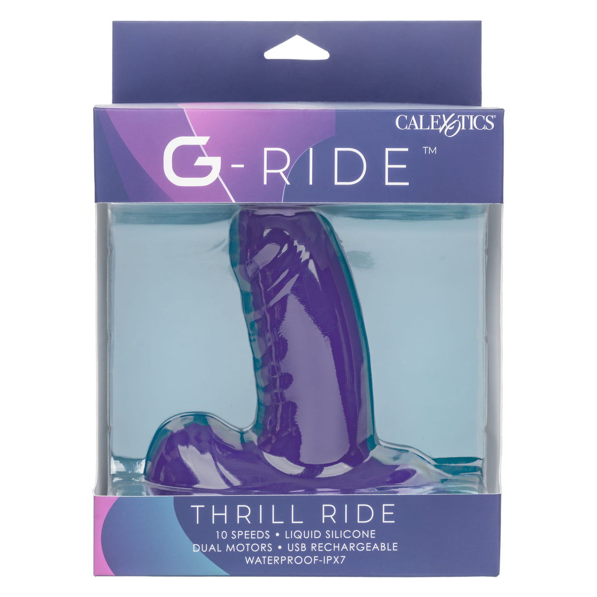 California Exotics - G Ride Thrill Ride Vibrator (Purple) CE2123 CherryAffairs