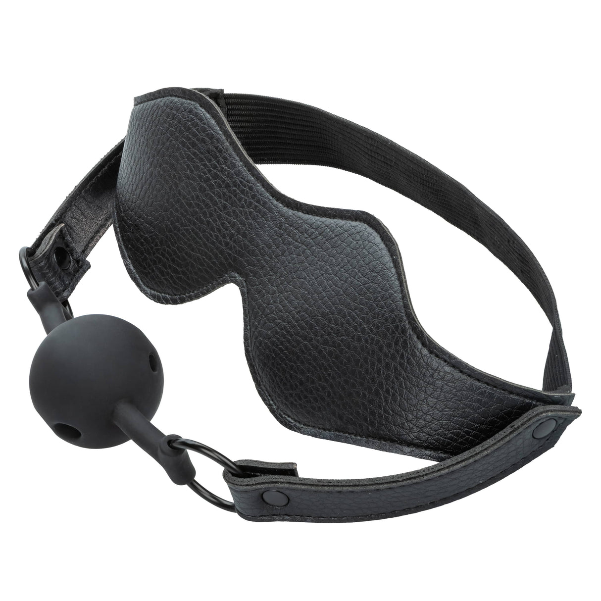 California Exotics - Nocturnal Collection Eye Mask and Breathable Ball Gag (Black) CE2136 CherryAffairs
