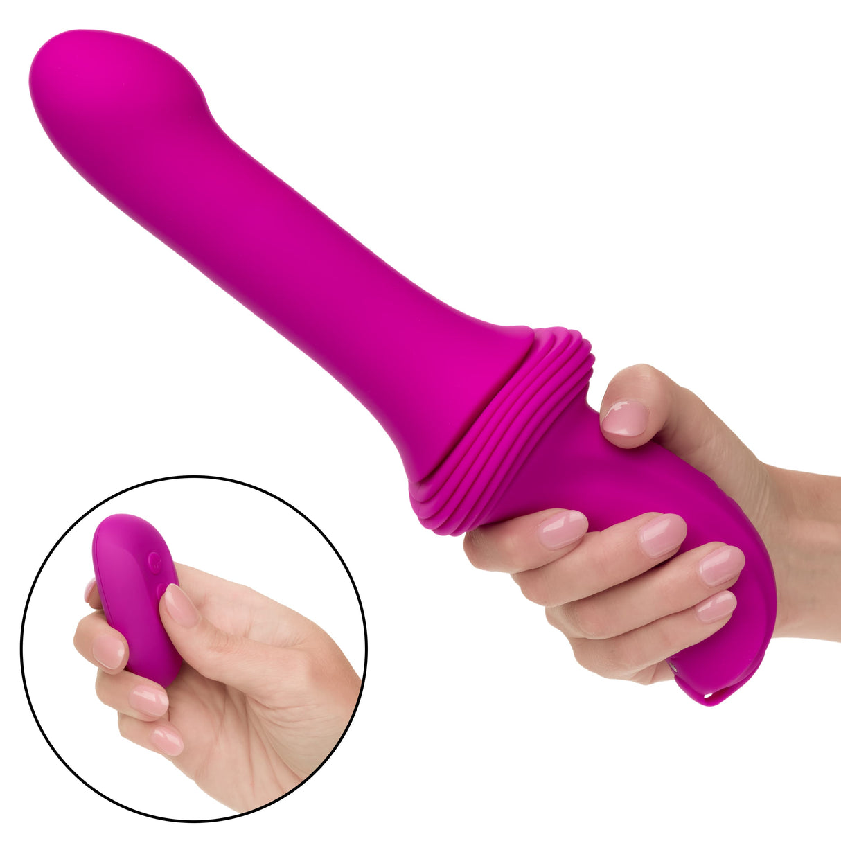 California Exotics - Overdrive Remote Control Sex Machine Smooth Thruster (Pink) CE2118 CherryAffairs