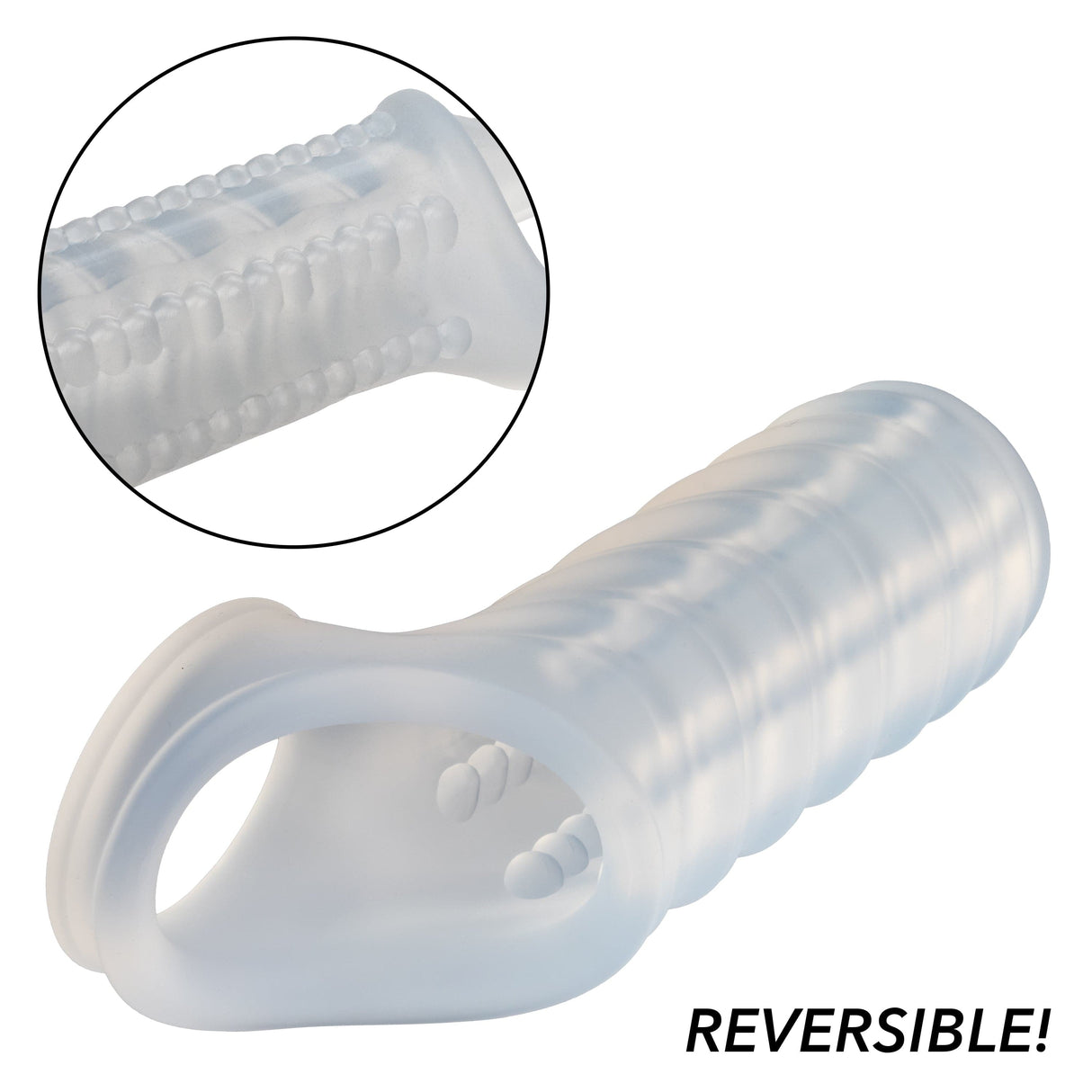 California Exotics - Performance Maxx Liquid Silicone Reversible Sleeve CherryAffairs