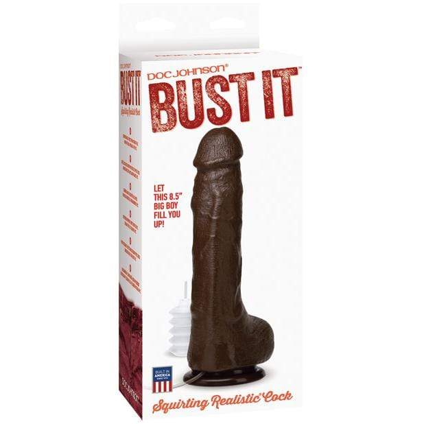 Doc Johnson - Bust It Squirting Realistic Cock with 1oz Nut Butter DJ1160 CherryAffairs