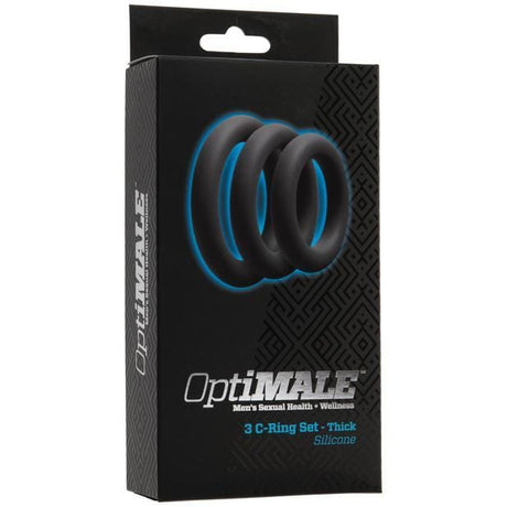 Doc Johnson - Optimale 3 Cock Ring Set - CherryAffairs.sg