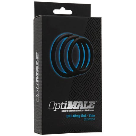 Doc Johnson - Optimale 3 Cock Ring Set - CherryAffairs.sg