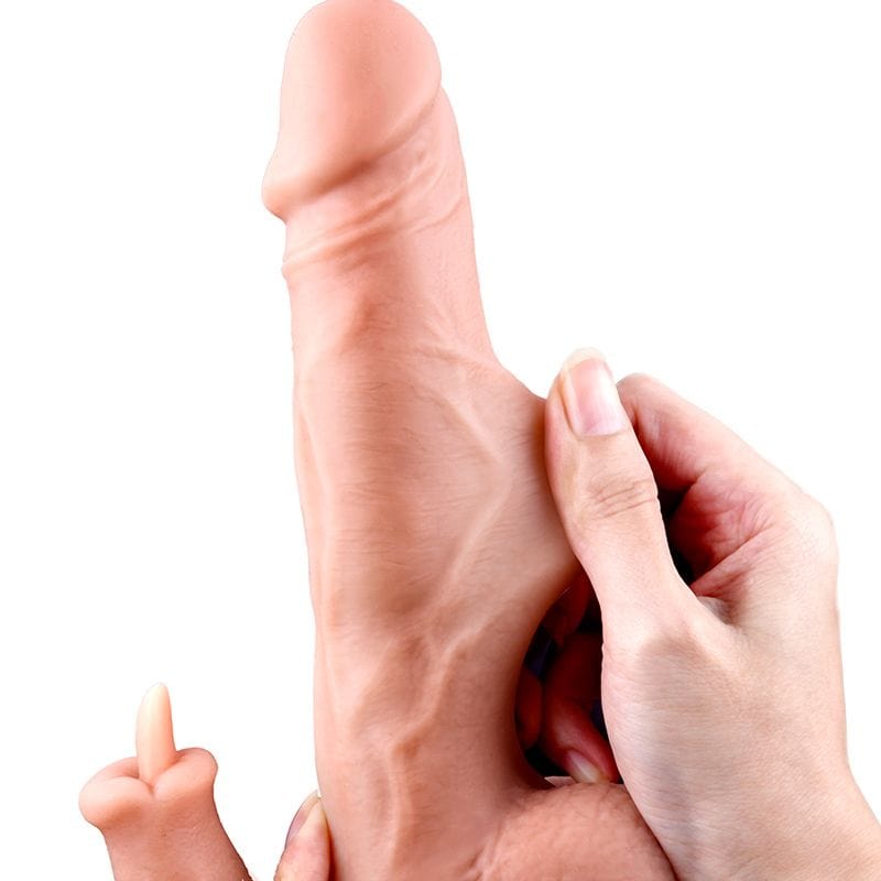 Erocome - Serpens Heating Rotating Vibrating Realistic Dildo (Beige)    Realistic Dildo with suction cup (Vibration) Rechargeable