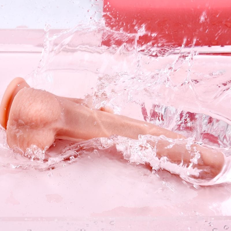 Erocome - Serpens Heating Rotating Vibrating Realistic Dildo (Beige)    Realistic Dildo with suction cup (Vibration) Rechargeable