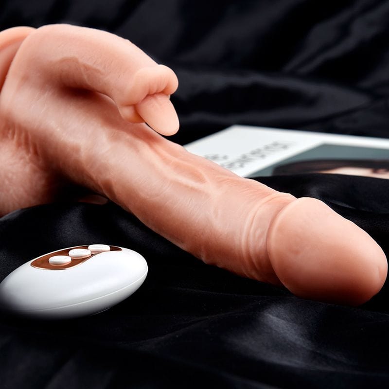 Erocome - Serpens Heating Rotating Vibrating Realistic Dildo (Beige)    Realistic Dildo with suction cup (Vibration) Rechargeable