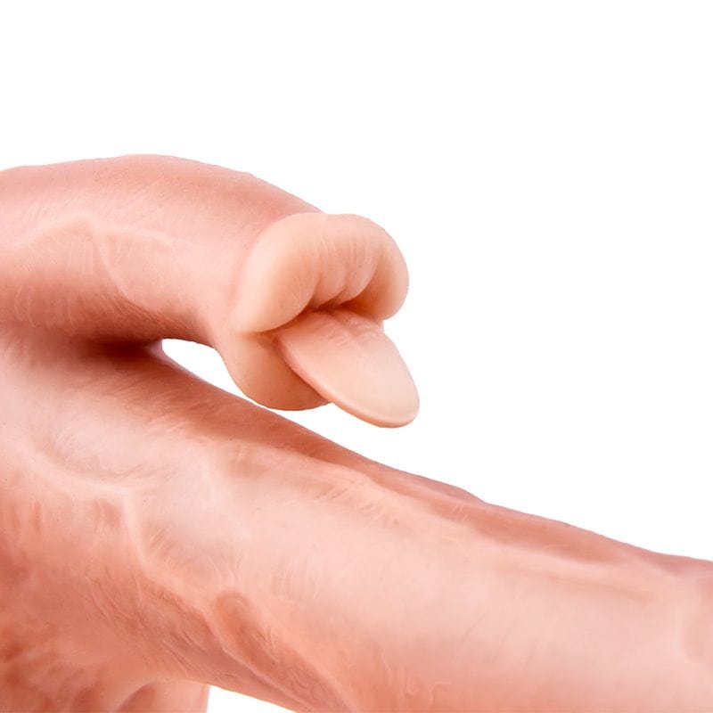 Erocome - Serpens Heating Rotating Vibrating Realistic Dildo (Beige)    Realistic Dildo with suction cup (Vibration) Rechargeable