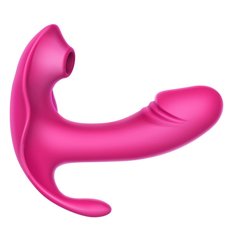 Erocome - Volans Remote Control Dual Vibrating Sucking Massager (Pink) Clit Massager (Vibration) Rechargeable
