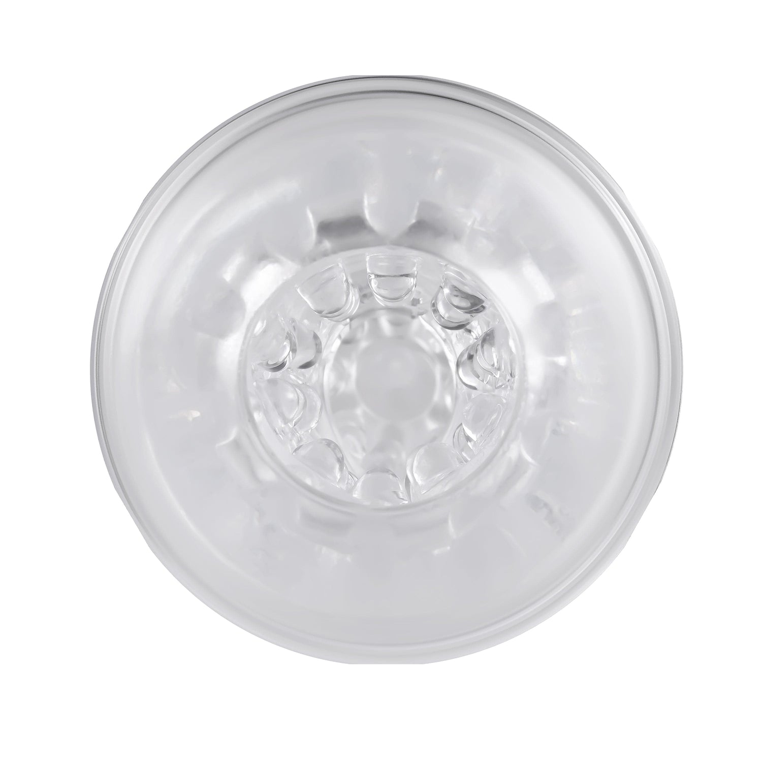Evolved - Gender X Double Fantasy Stroker Masturbator with Vibrating Cock Ring (Clear) EV1095 CherryAffairs