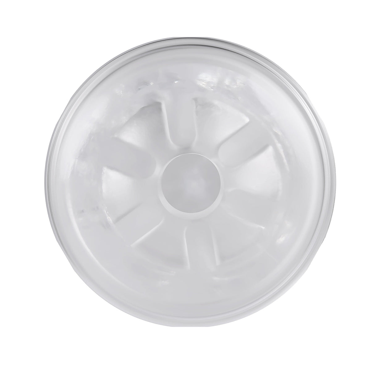 Evolved - Gender X Double Fantasy Stroker Masturbator with Vibrating Cock Ring (Clear) EV1095 CherryAffairs