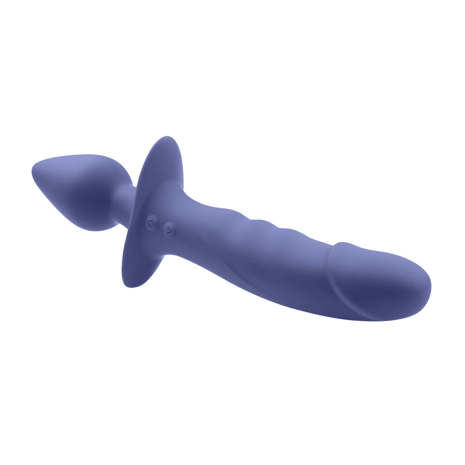 Evolved - Gender X Dual Defender Vibrating Anal Plug and Dildo (Blue) EV1130 CherryAffairs