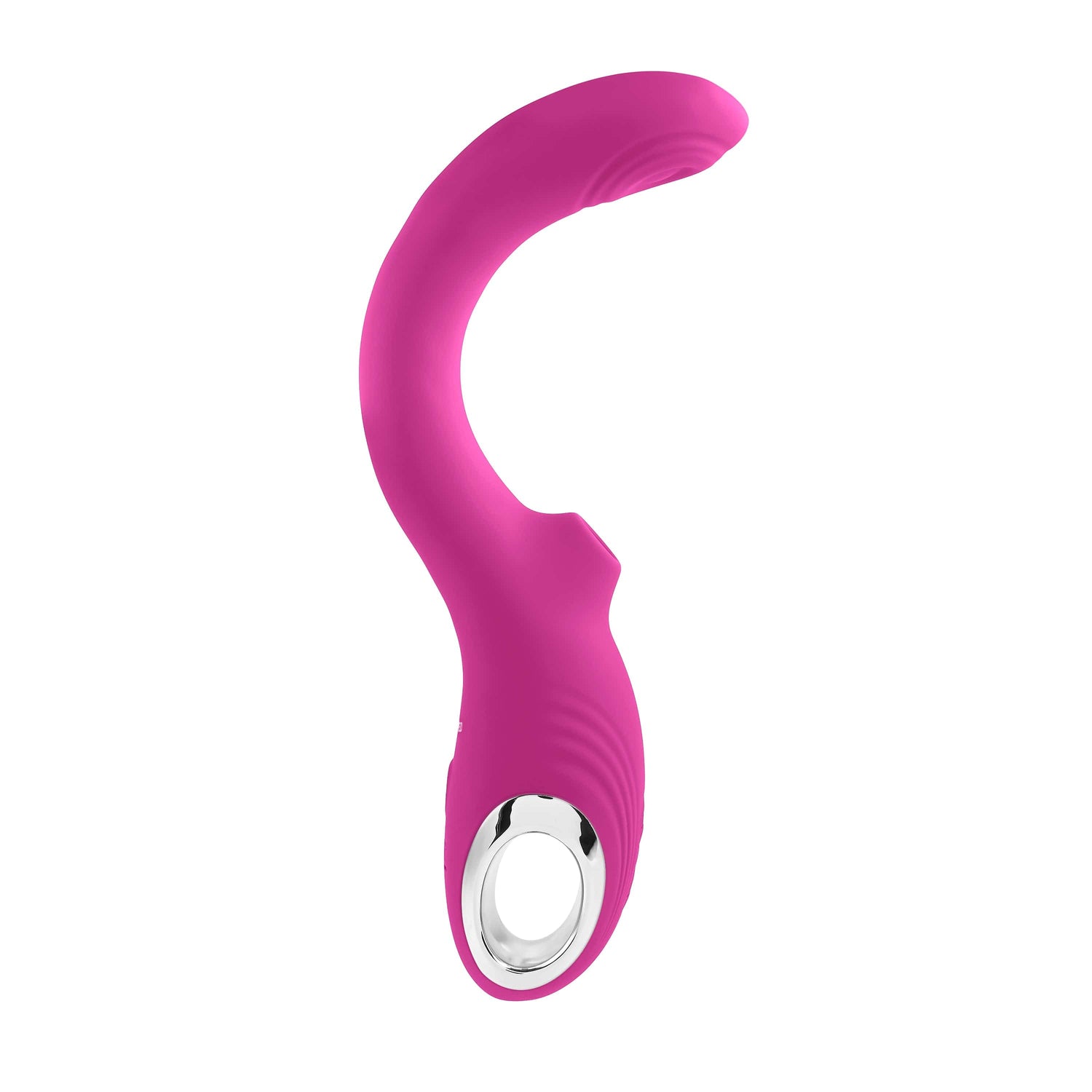 Evolved - Strike A Pose Flexible Clitoral Air Stimulator with Vibrating Dildo (Pink) EV1100 CherryAffairs