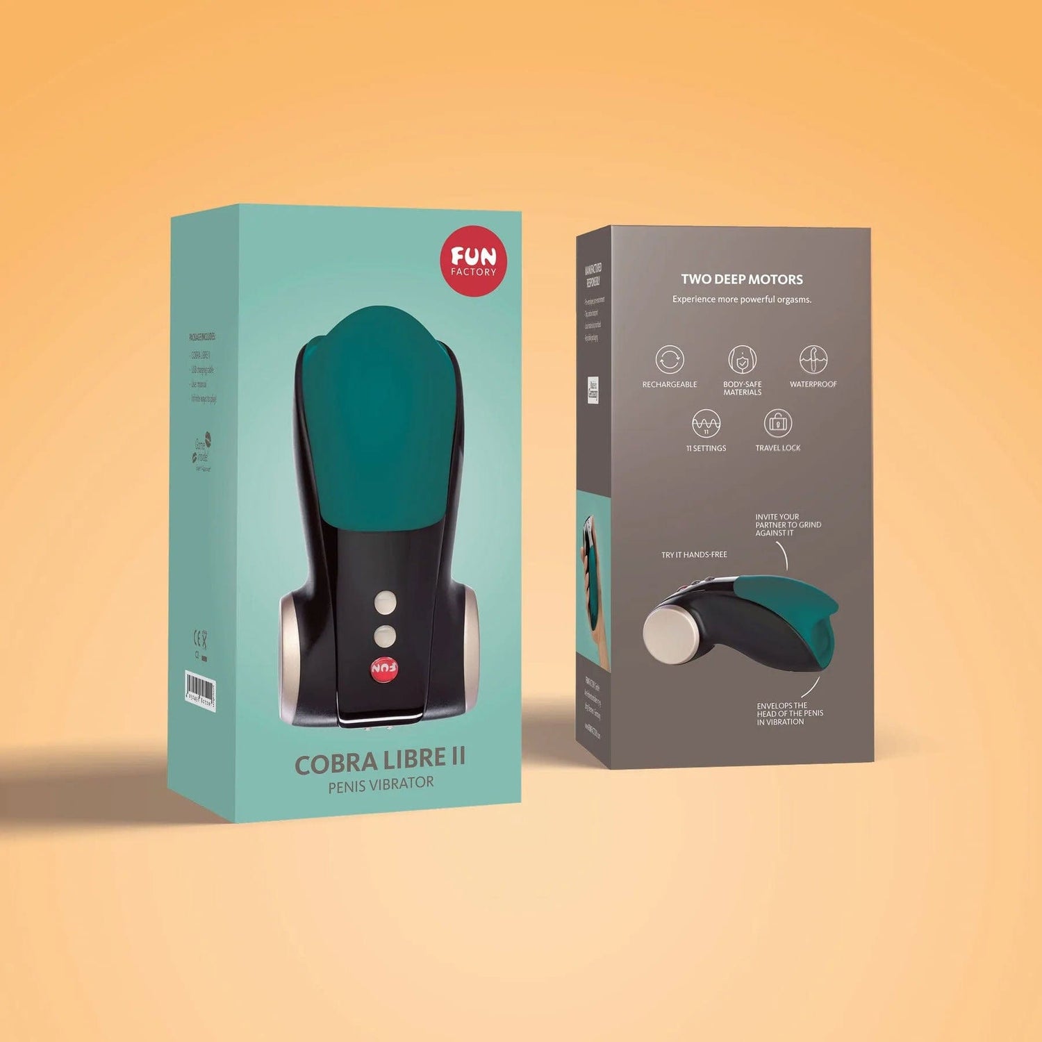 Fun Factory - Cobra Libre II Penis Vibrator Stroker Masturbator - CherryAffairs.sg