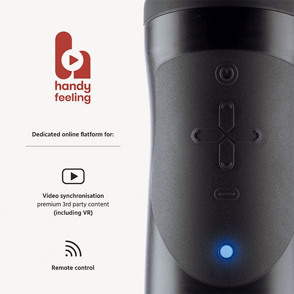 Handy - The Handy Interactive Masturbator Stroker 1.1 (Black)    Masturbator (Hands Free) AC Powered
