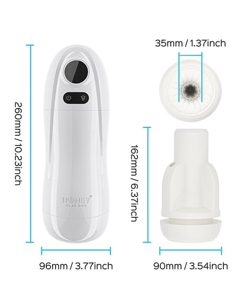 Honey Play Box - Kai 2 Automatic Suction Male Masturbator (White) OT1307 CherryAffairs