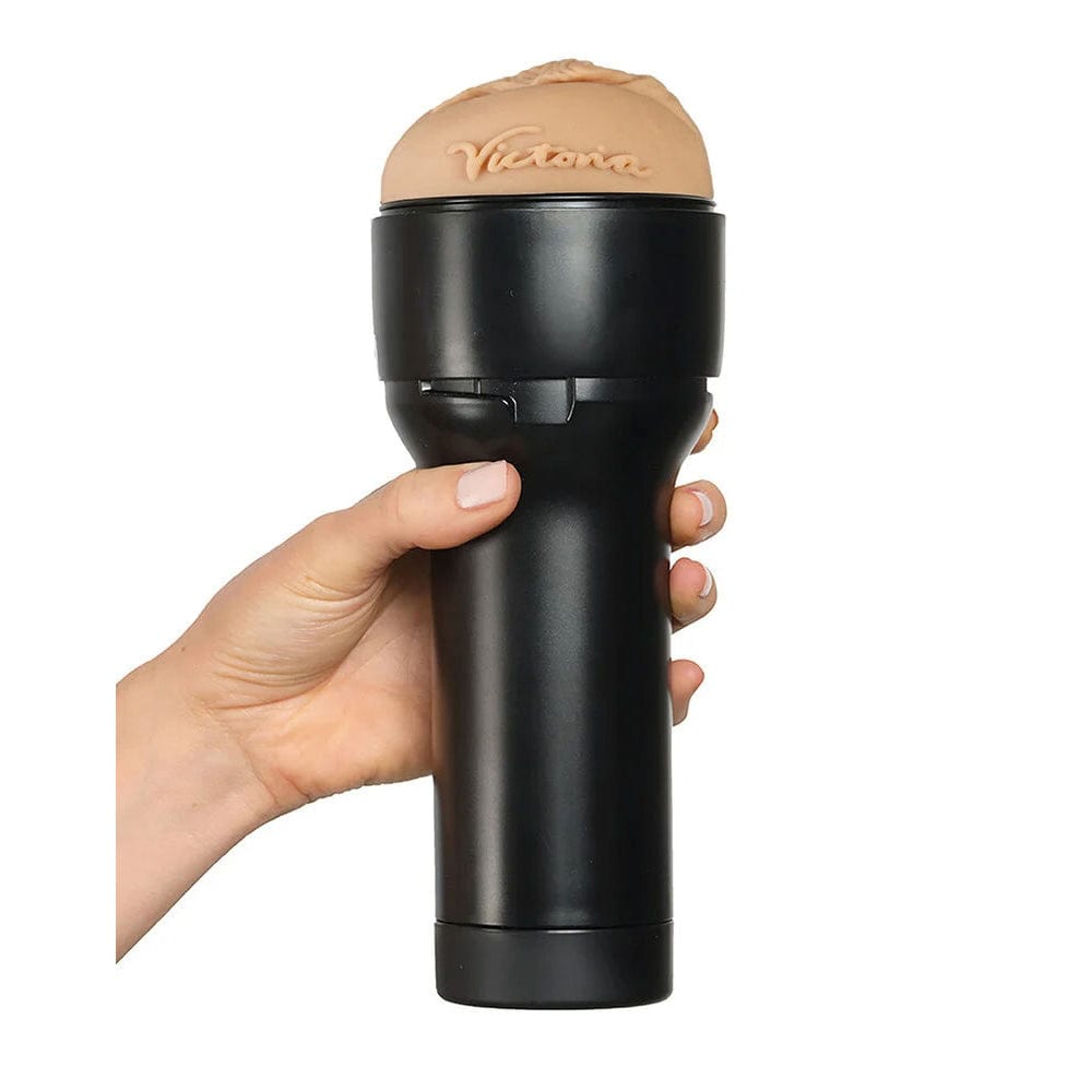 Kiiroo - FeelStars Collection Victoria June Masturbator Stroker (Beige) KR1026 CherryAffairs