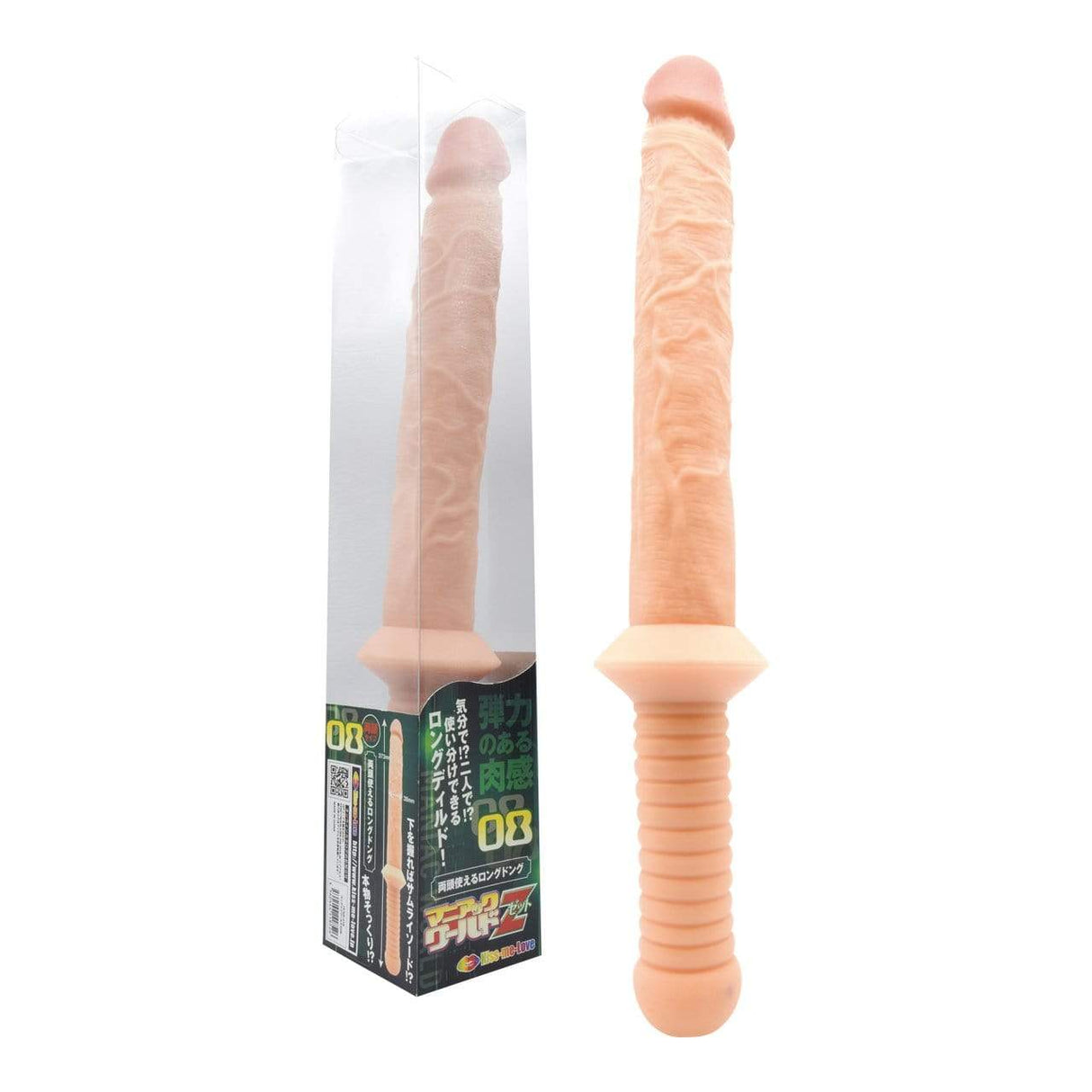 Kiss Me Love - Maniac World Z Double Dildo  Beige 4560444118526 Double Dildo (Non Vibration)