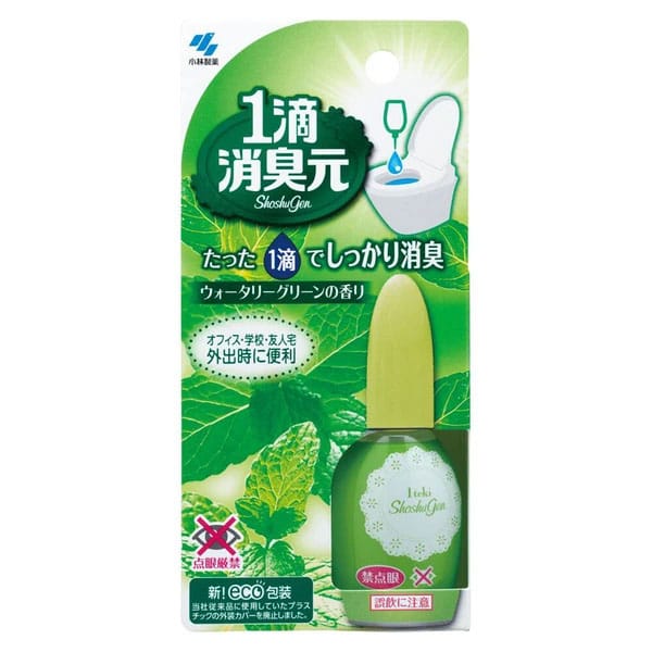 Kobayashi Pharmaceutical - One Drop Watery Green Toilet Deodorizer 20ml (Green) OT1303 CherryAffairs