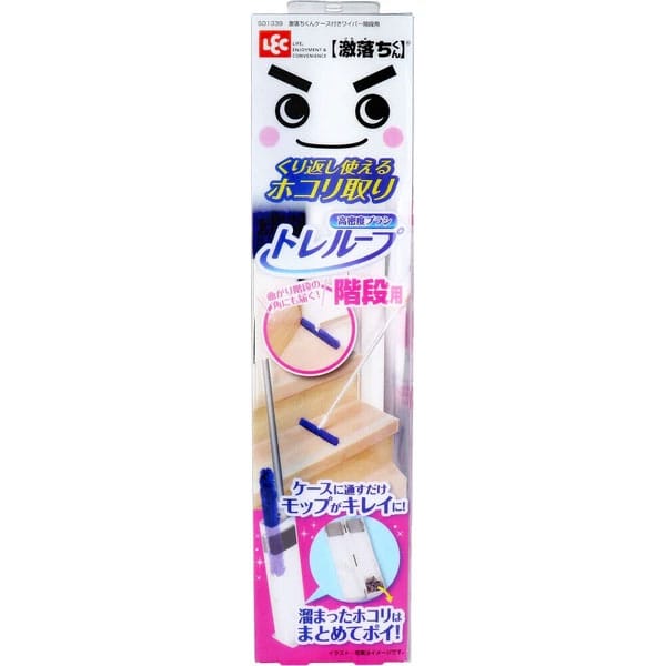 LEC - Japan Gekiochikun Reusable Dust Remover Toreloop Wiper for Stairs with Case LEC1004 CherryAffairs