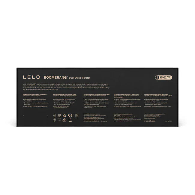 LELO - Boomerang App Controlled Dual Ended Vibrator CherryAffairs