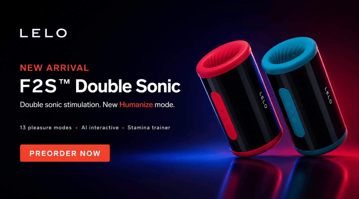 LELO - F2S™ Double Sonic App-Controlled Massager & Stroker CherryAffairs
