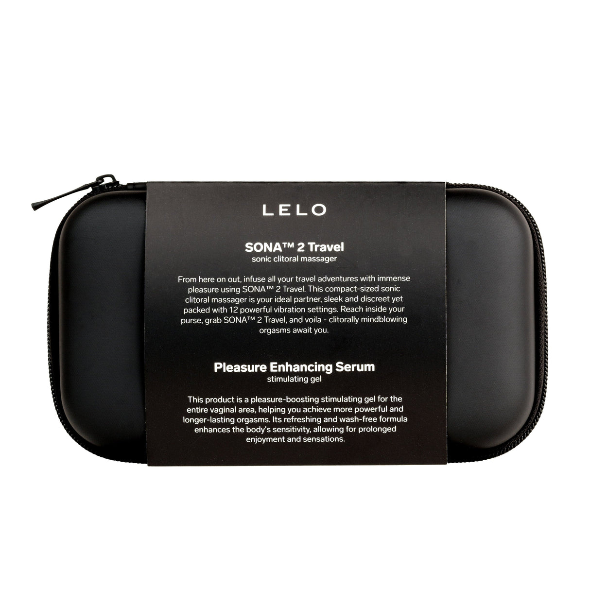 LELO - Pleasure On The Go Kit A Sona 2 Sonic Clitoral Massager with Toy Cleaner CherryAffairs