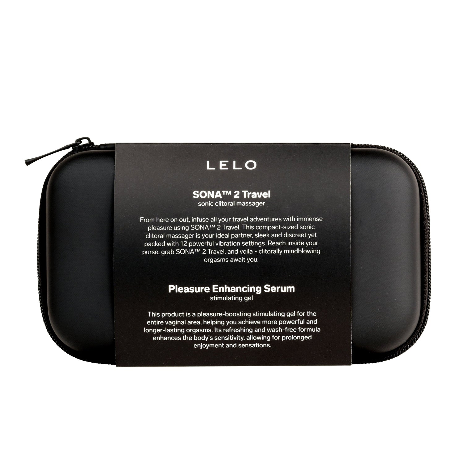 LELO - Pleasure On The Go Kit A Sona 2 Sonic Clitoral Massager with Toy Cleaner CherryAffairs