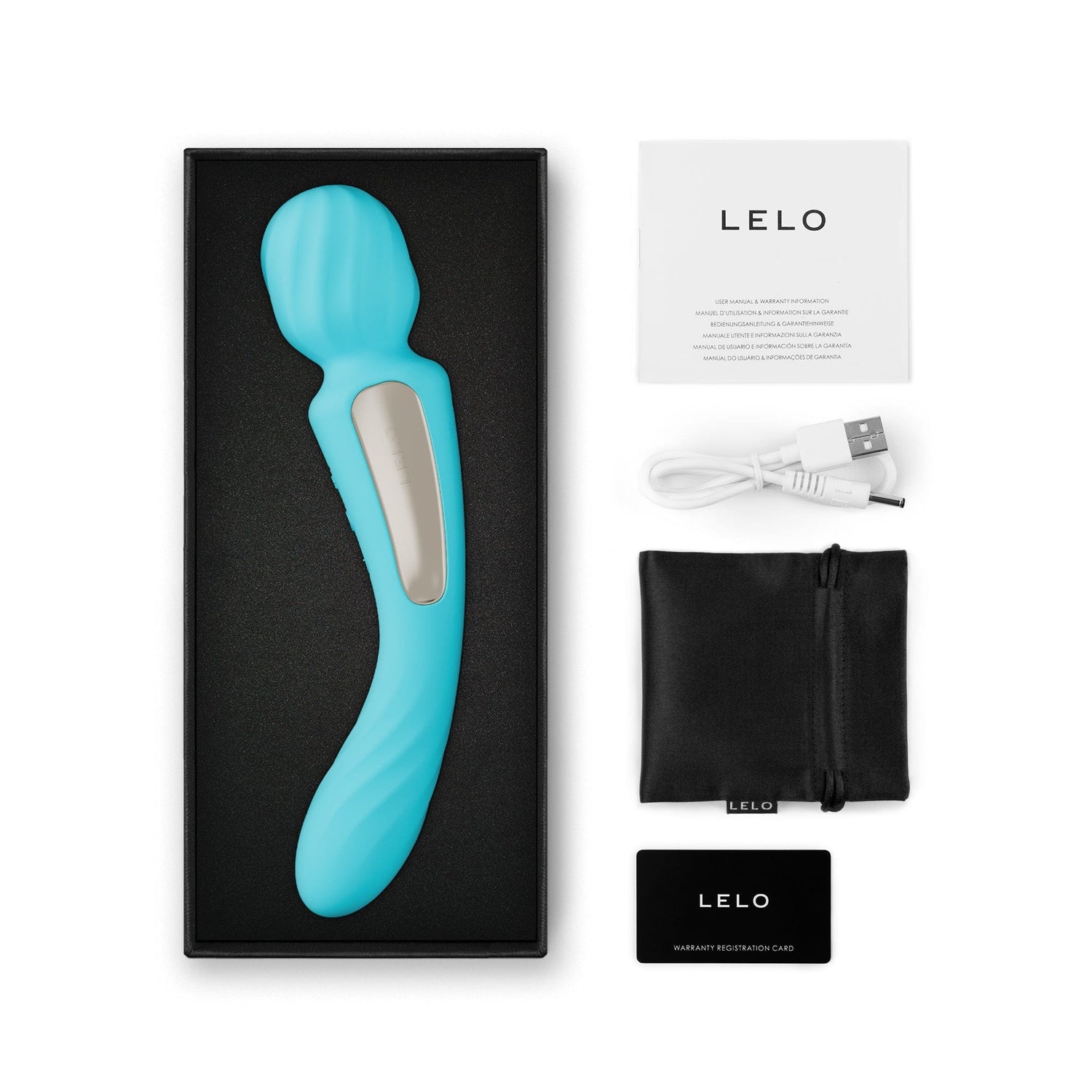 LELO - Switch App-Controlled Double Sided Wand Massager Vibrator CherryAffairs