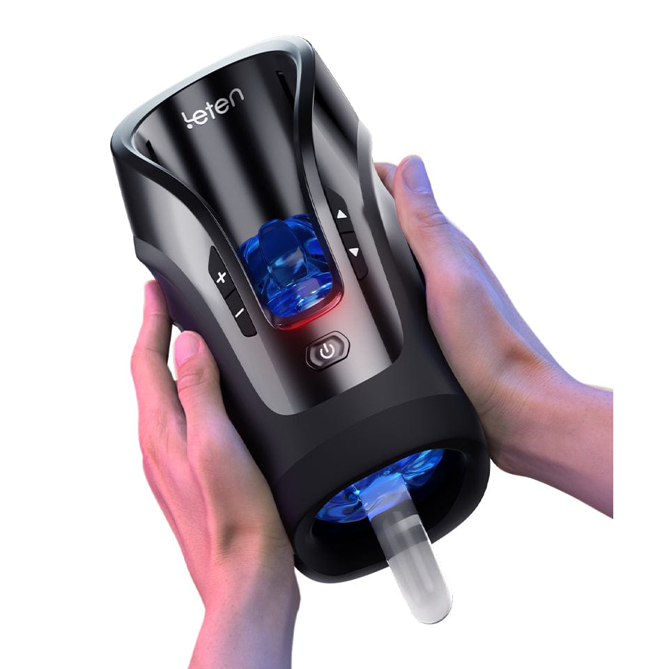 Leten - Cannon King Mini Automatic Thrusting Masturbator Luxury Edition (Black) LET1036 CherryAffairs