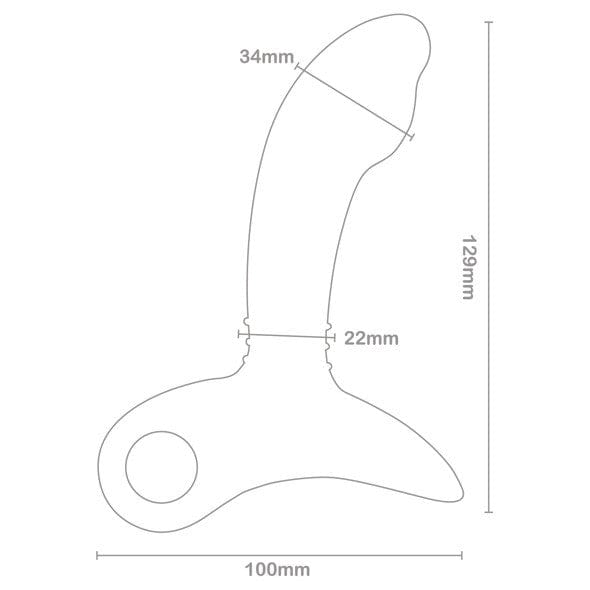 Nexus -  Sparta Stroking Motion Prostate Massager (Black) NE1086 CherryAffairs