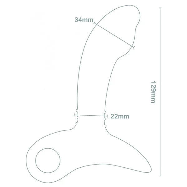 Nexus -  Sparta Stroking Motion Prostate Massager (Black) NE1086 CherryAffairs