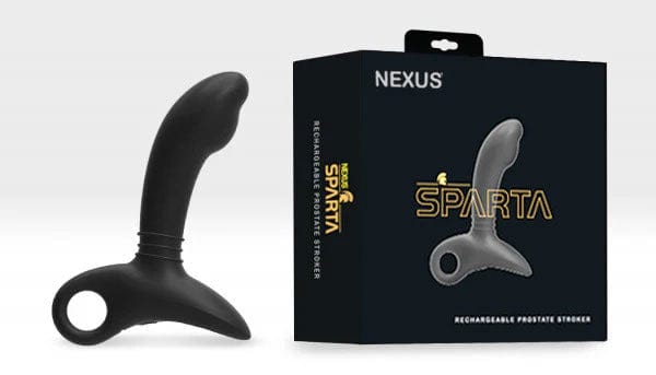 Nexus -  Sparta Stroking Motion Prostate Massager (Black) NE1086 CherryAffairs