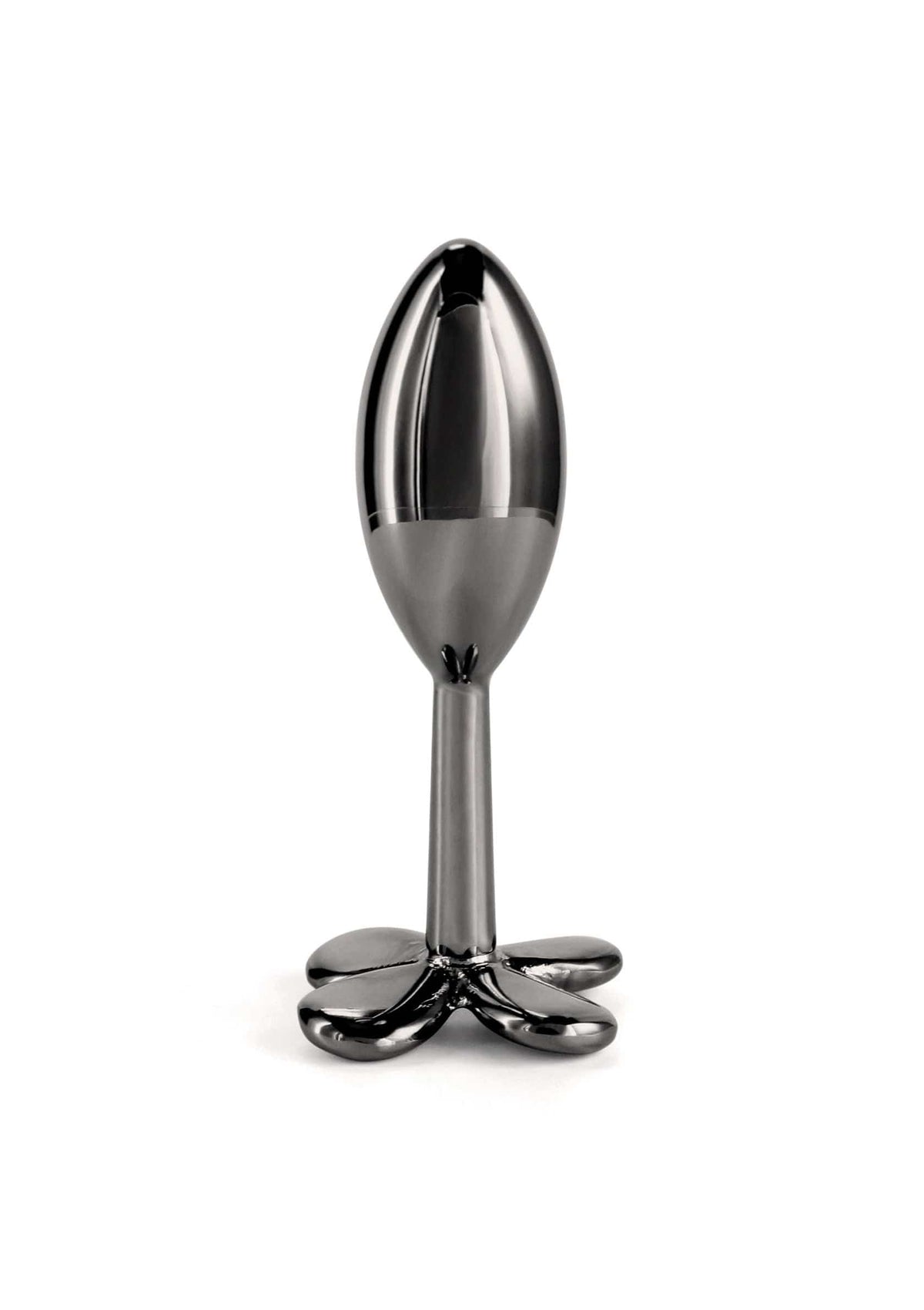 NS Novelties - Rear Assets Clover Aluminium Anal Plug (Gunmetal) NS1174 CherryAffairs