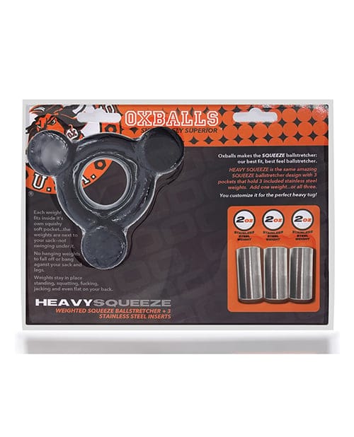Oxballs - Heavy Squeeze Weighted Ball Stretcher (Black) OX1059 CherryAffairs