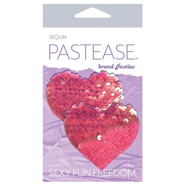 Pastease - Premium Color Changing Flip Sequins Heart Pasties Nipple Covers CherryAffairs