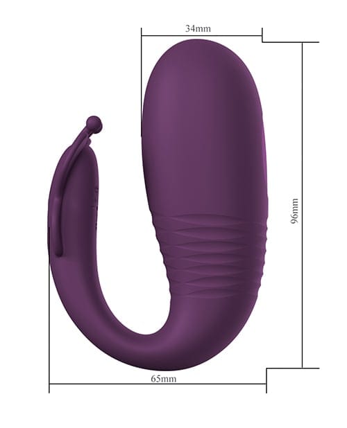 Pretty Love - Klay App-Controlled Thrusting Wearable Egg Vibrator (Purple) PL1156 CherryAffairs