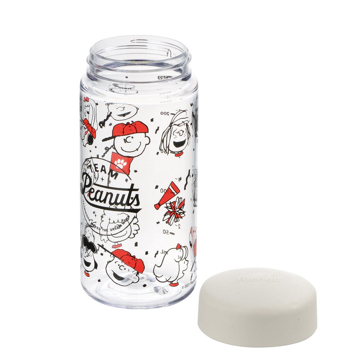 Richell - 2 Way Snoopy Peanut Collection Tritan Clear Water Bottle Mug Baby Water Bottle