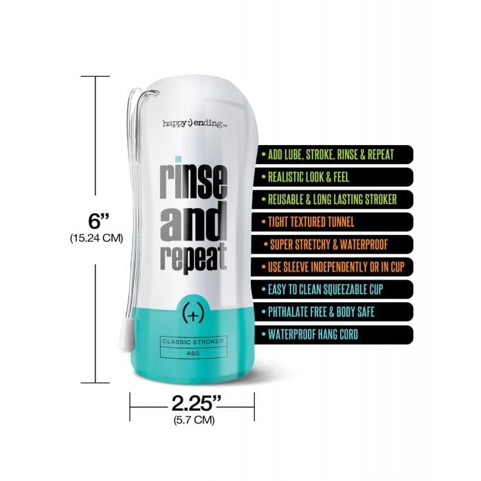 Rinse & Repeat - Classic Ass Masturbator (Beige) RNR1001 CherryAffairs
