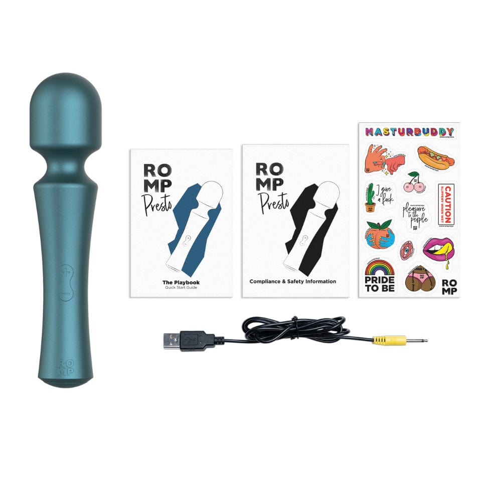 Romp - Presto Wand Massager (Blue) RM1028 CherryAffairs